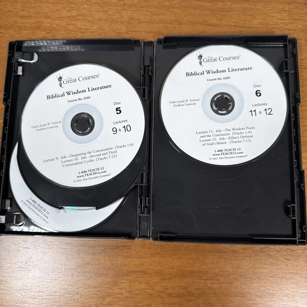 The Great Courses Religion Biblical Wisdom Literature Parts 1-3 DVD Set Koterski - Picture 6 of 14